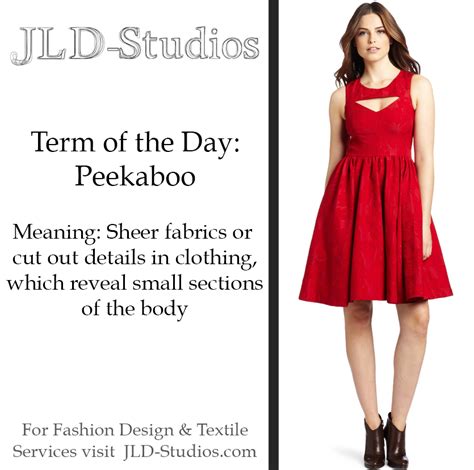 peekaboo dress meaning